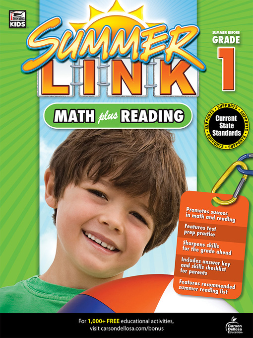 Title details for Math Plus Reading Workbook by Brighter Child - Available